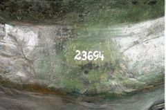 Etikett zu Bronzesitula (NHMW-PRAE-023694)